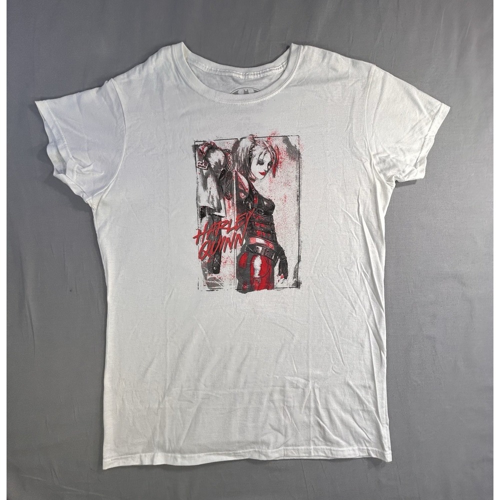 Harley‎ Quinn DC Comics Short Sleeve Shirt Fitted Women's XL